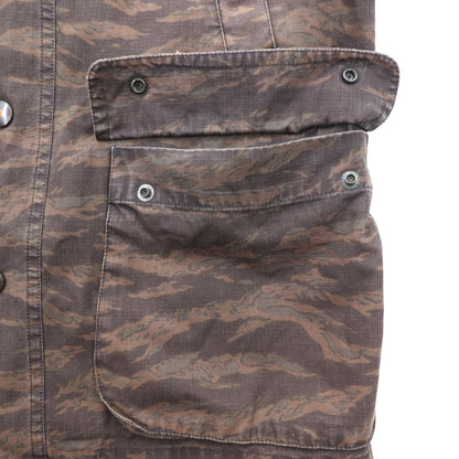 FULLCOUNT 襟ボア リップストップ デッキジャケット L カモフラ タイガーカモ 日本製