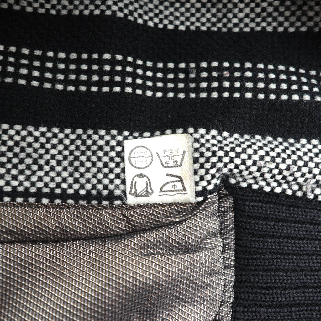 80s Japan Vintage Blouson ジップアップ ボンバージャケット M ウール ストライプ MEN'S WEAR WIN 80年代 日本製