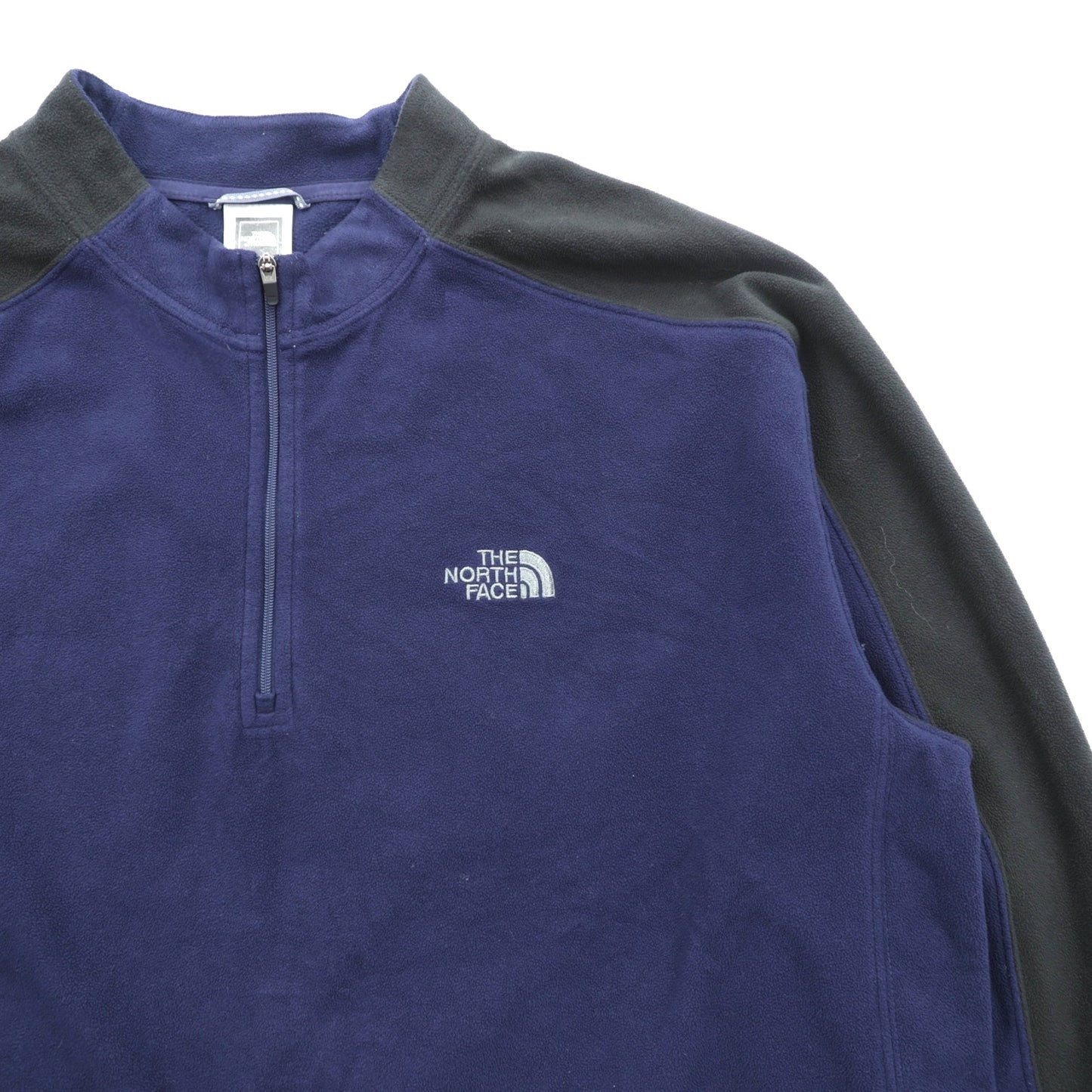 THE NORTH FACE ハーフジップ プルオーバー フリースジャケット XL ネイビー TKA100 A436