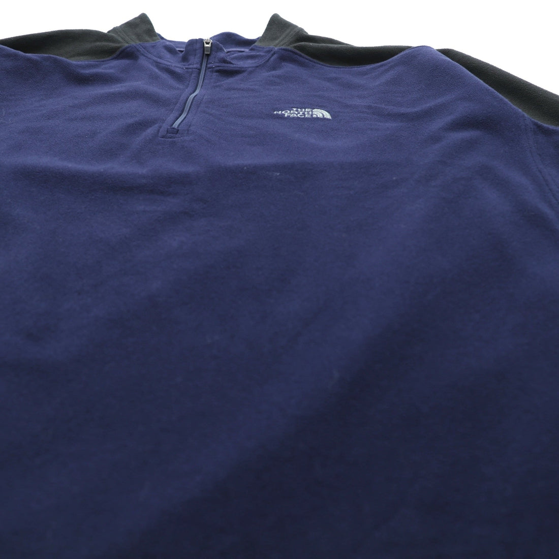 THE NORTH FACE Half Zip Pullover Fleece Jacket XL Navy TKA100 A436