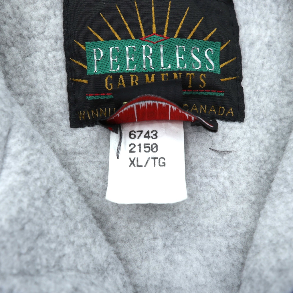 80s Canada Vintage Windbreaker Jacket ナイロンジャケットThinsulate 中綿 XL フリースライナー ブルー 80年代 カナダ製