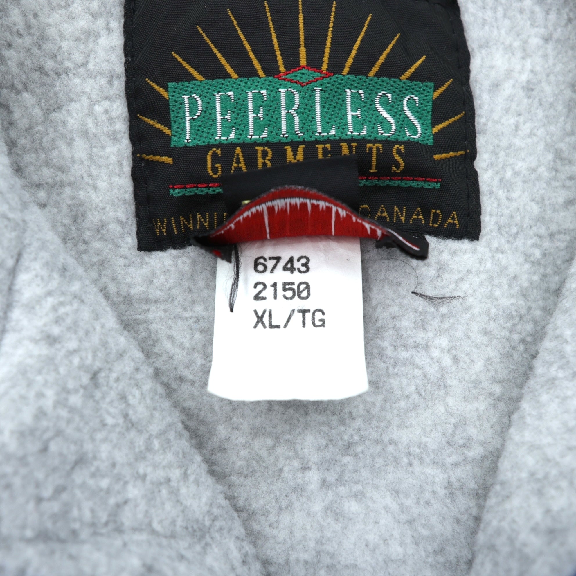 80s Canada Vintage Windbreaker Jacket ナイロンジャケットThinsulate 中綿 XL フリースライナー ブルー 80年代 カナダ製