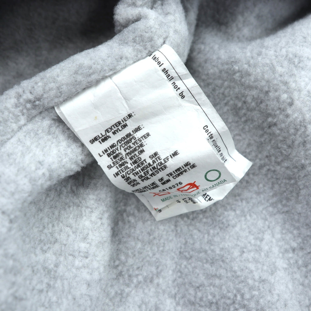 80s Canada Vintage Windbreaker Jacket ナイロンジャケットThinsulate 中綿 XL フリースライナー ブルー 80年代 カナダ製