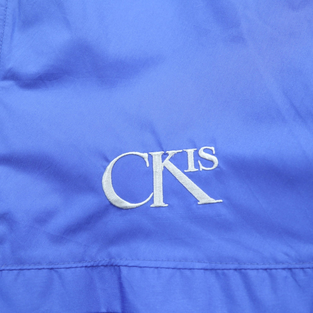 80s Canada Vintage Windbreaker Jacket ナイロンジャケットThinsulate 中綿 XL フリースライナー ブルー 80年代 カナダ製