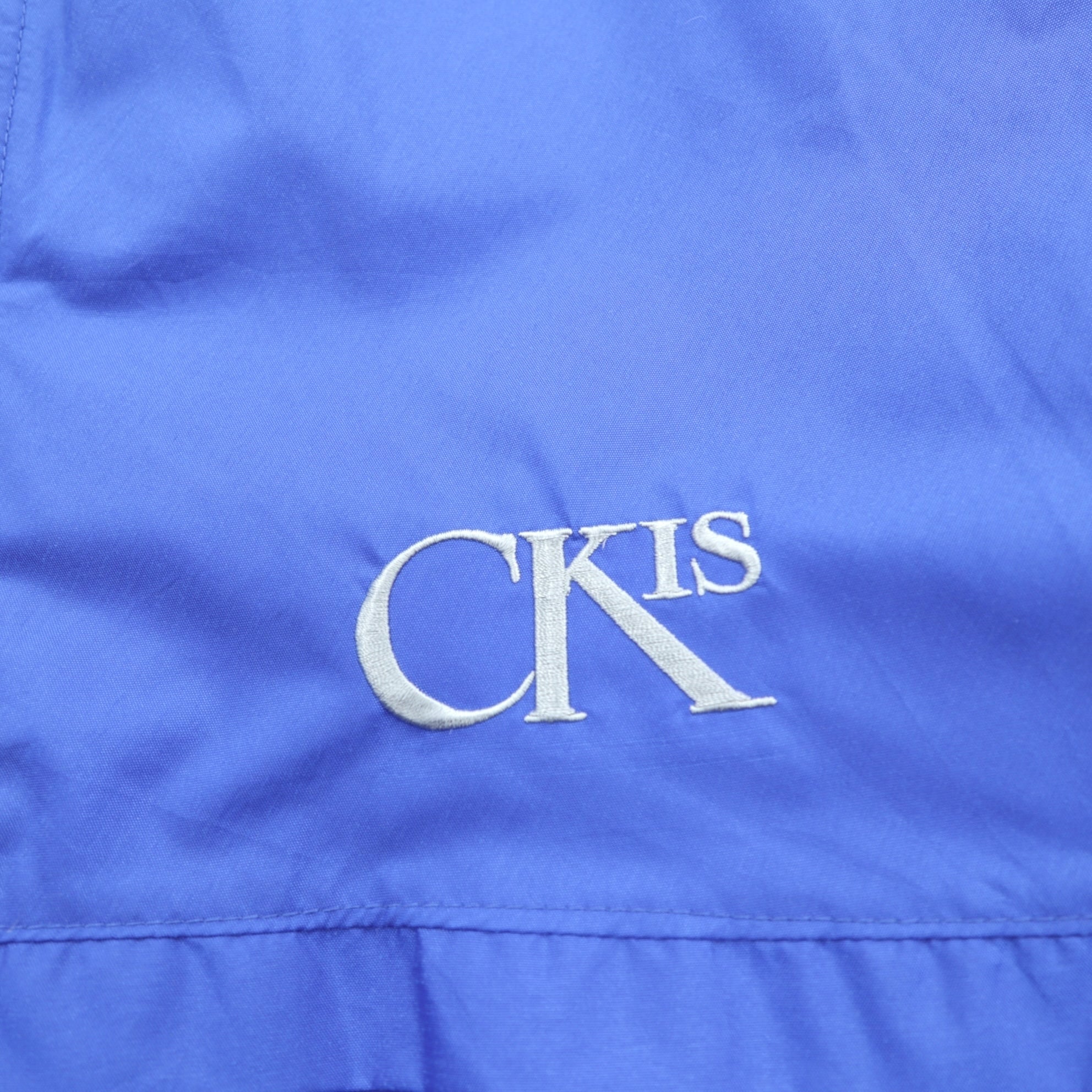 80s Canada Vintage Windbreaker Jacket ナイロンジャケットThinsulate 中綿 XL フリースライナー ブルー 80年代 カナダ製