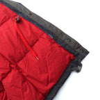 NAUTICA 90年代 65/35クロス N-3B ミリタリー ダウンジャケット L ダブルジップ ドローコード ファー着脱式