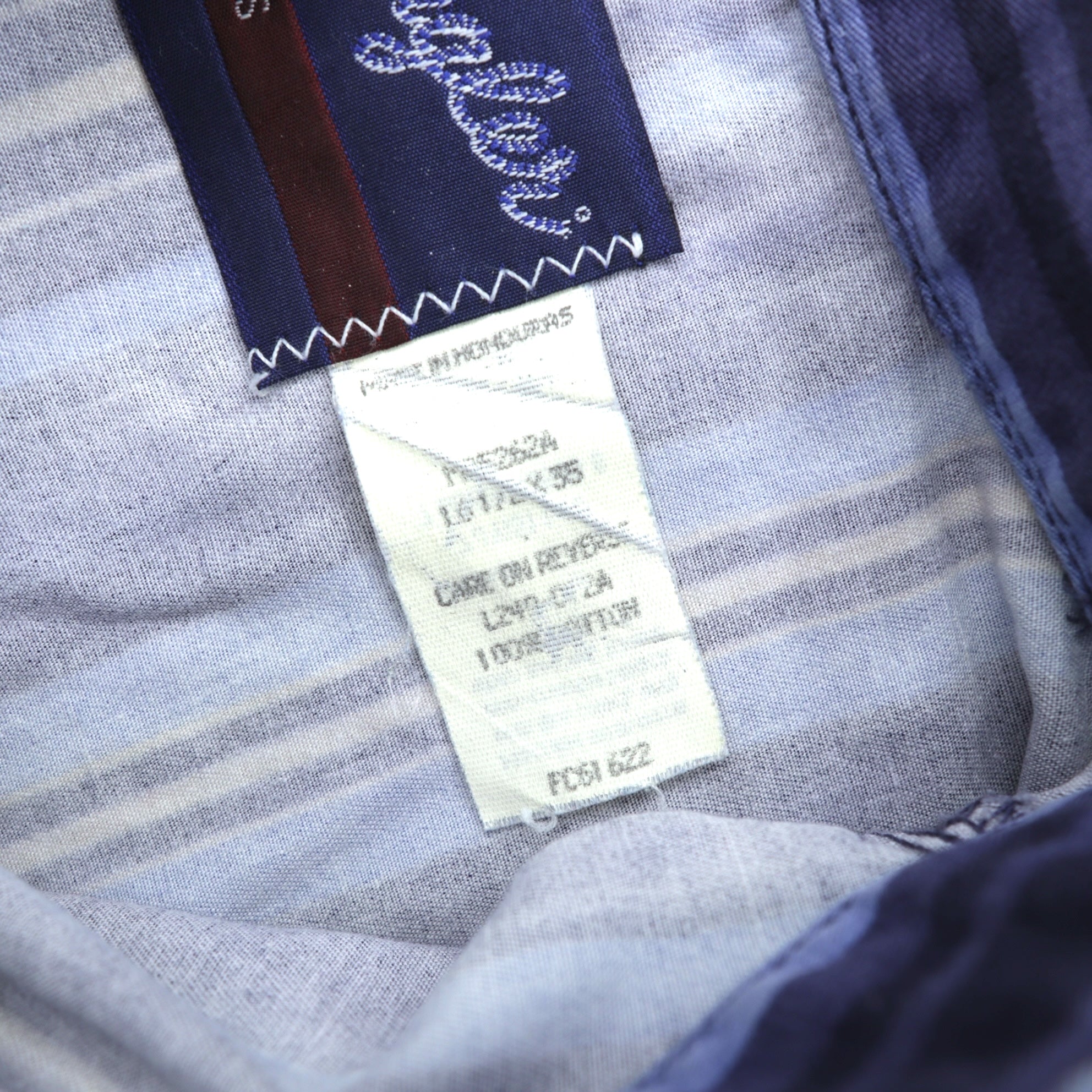 Wrangler 90年代 ボタンダウン シャツ XL ネイビー ストライプ 胸ポケット