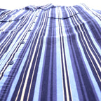 Wrangler 90年代 ボタンダウン シャツ XL ネイビー ストライプ 胸ポケット