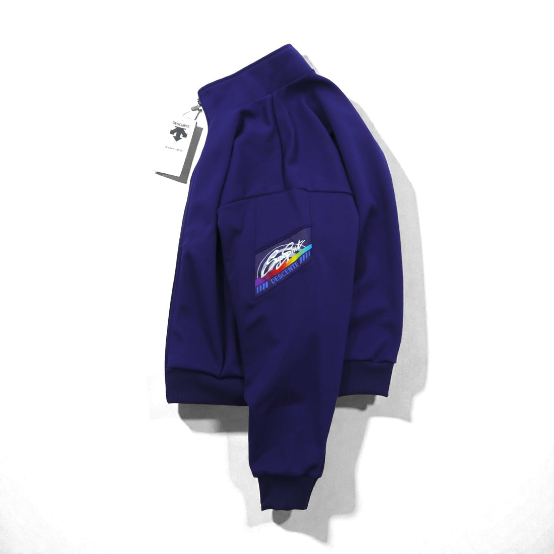 DESCENTE 90s Made in Japan Track Jacket Jersey M Navy Unused