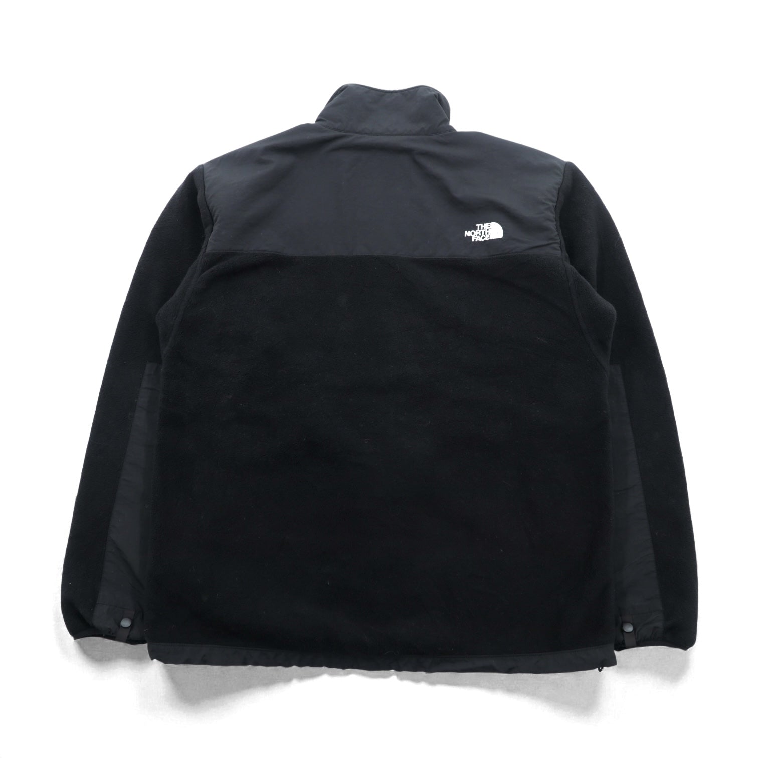 THE NORTH FACE デナリジャケット POLARTEC フリースジャケット L ブラック ナイロン切替 ドローコード