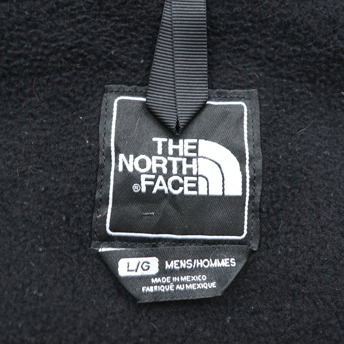 THE NORTH FACE デナリジャケット POLARTEC フリースジャケット L ブラック ナイロン切替 ドローコード
