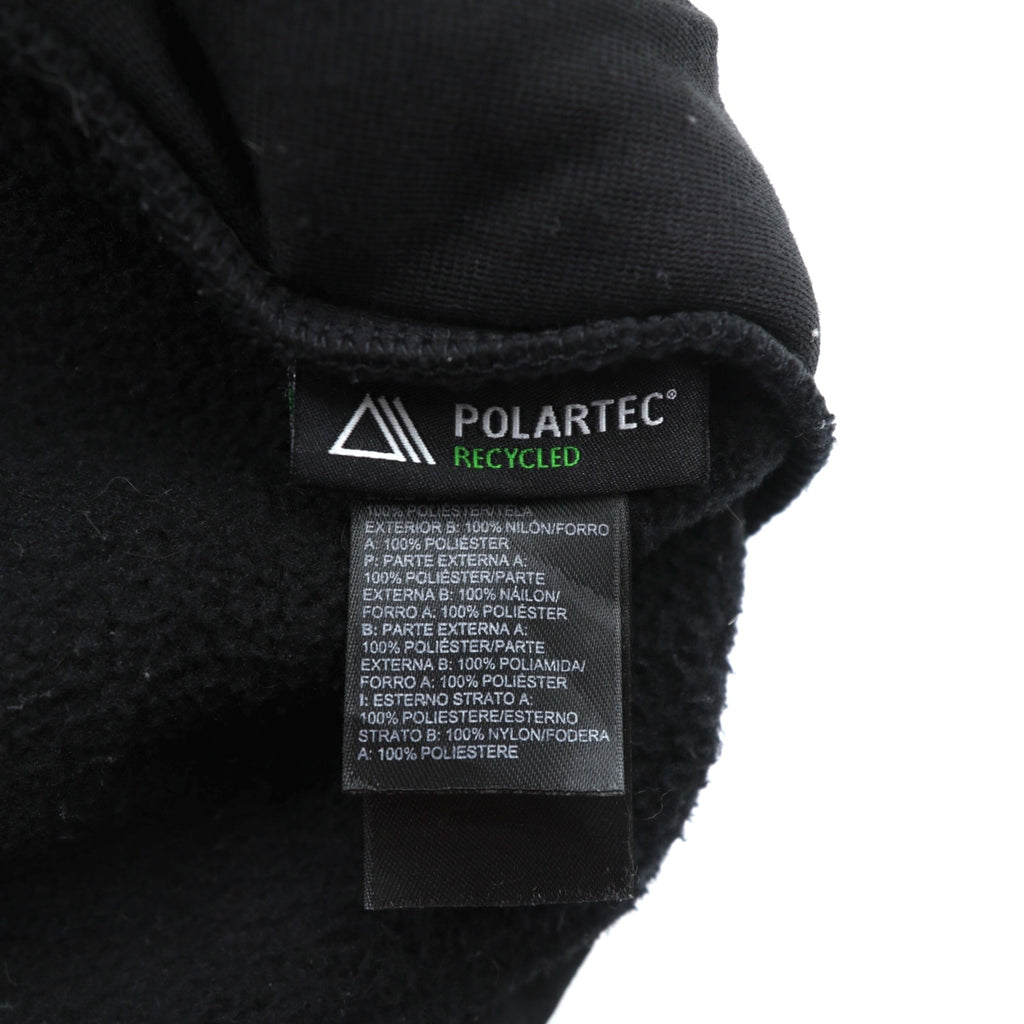 THE NORTH FACE デナリジャケット POLARTEC フリースジャケット L ブラック ナイロン切替 ドローコード