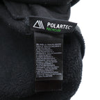 THE NORTH FACE デナリジャケット POLARTEC フリースジャケット L ブラック ナイロン切替 ドローコード