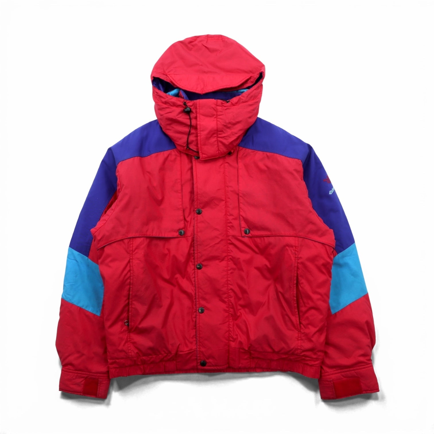 THE NORTH FACE 90年代 USA製 EXTREME エクストリーム 中綿 ダウンジャケット M レッド ナイロン
