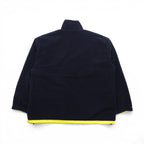 LACOSTE 90年代 リバーシブル ナイロンジャケット フリースジャケット XL ドローコード ジップアップ スタンドカラー