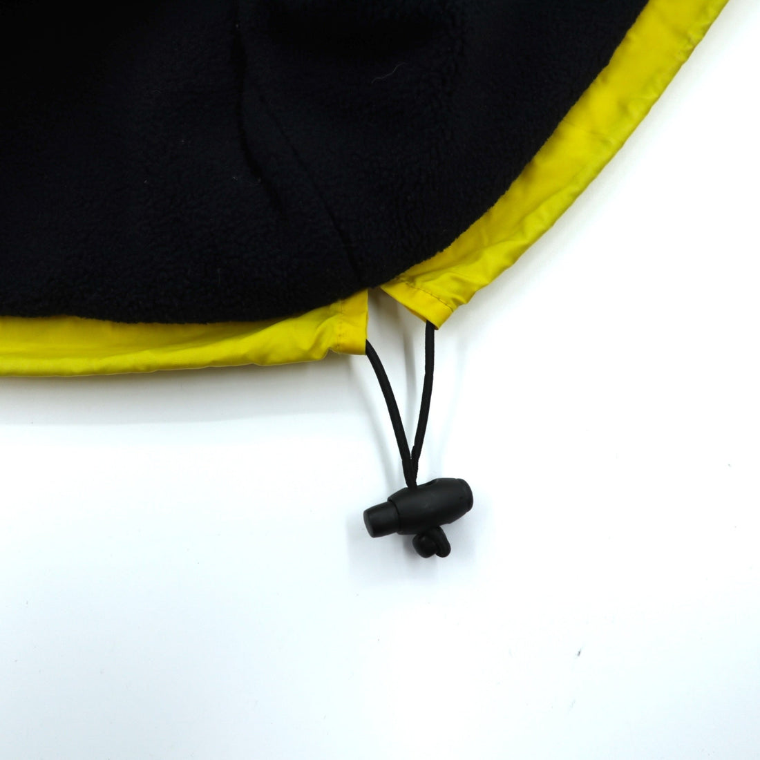 LACOSTE 90s Reversible Nylon Jacket with Fleece, XL Drawcord, Zip-Up, and Stand Collar
