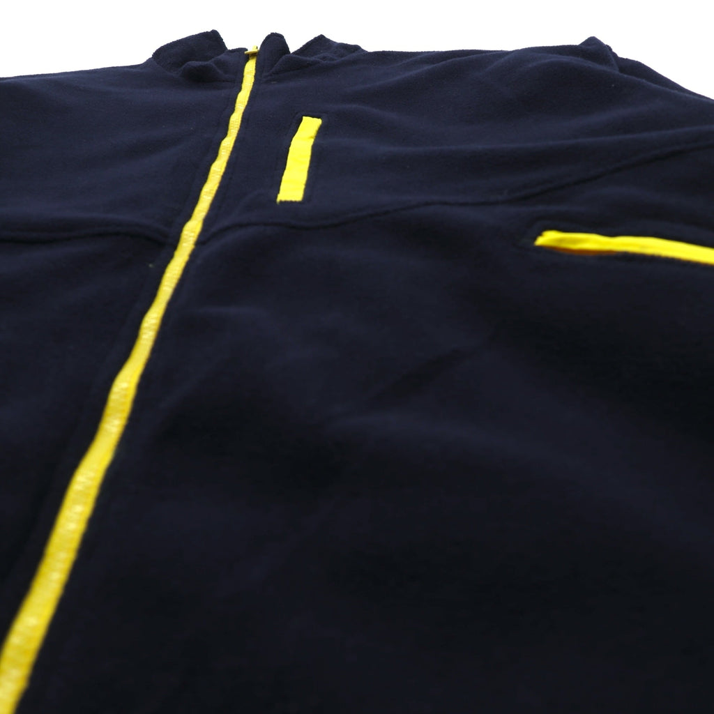 LACOSTE 90年代 リバーシブル ナイロンジャケット フリースジャケット XL ドローコード ジップアップ スタンドカラー