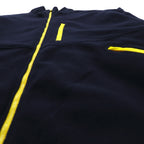 LACOSTE 90年代 リバーシブル ナイロンジャケット フリースジャケット XL ドローコード ジップアップ スタンドカラー