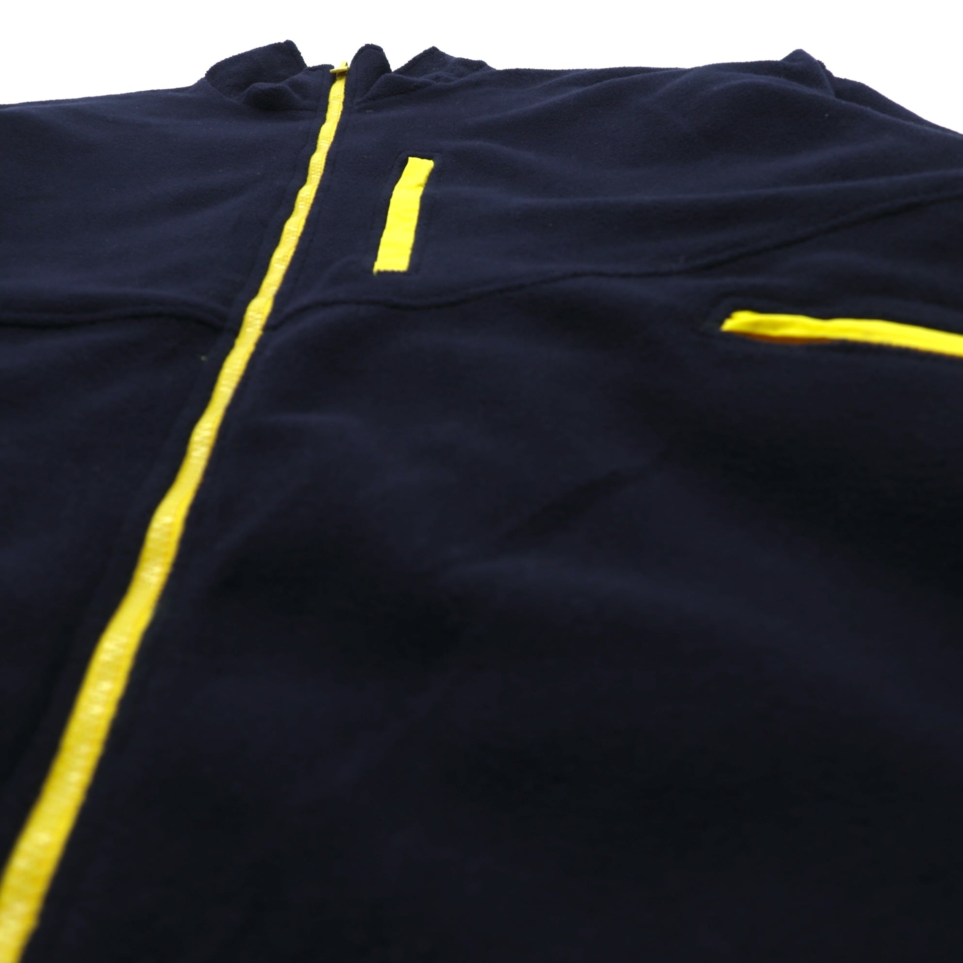 LACOSTE 90年代 リバーシブル ナイロンジャケット フリースジャケット XL ドローコード ジップアップ スタンドカラー