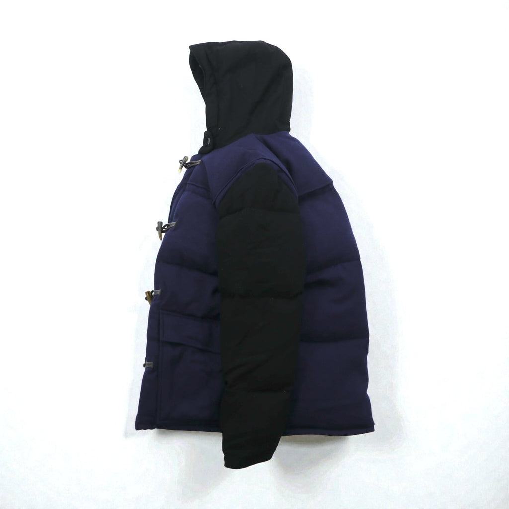 International Gallery BEAMS 別注 Cape HEIGHTS ダウンジャケット S ネイビー ダブルジップ ダッフル Landis WOOL CH9111818