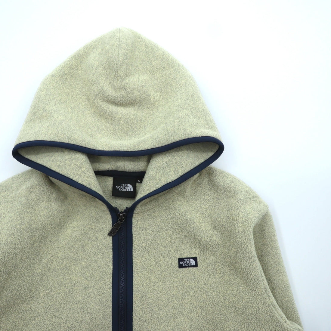 THE NORTH FACE Fleece Jacket Zip Hoodie S Oatmeal ARMADILLA FullZip NA61831
