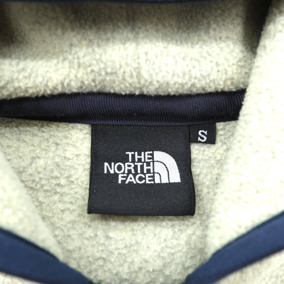 THE NORTH FACE Fleece Jacket Zip Hoodie S Oatmeal ARMADILLA FullZip NA61831