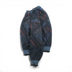 Crocodile 90年代 ヴィンテージ 総柄 ニット セーター L マルチカラー 幾何学