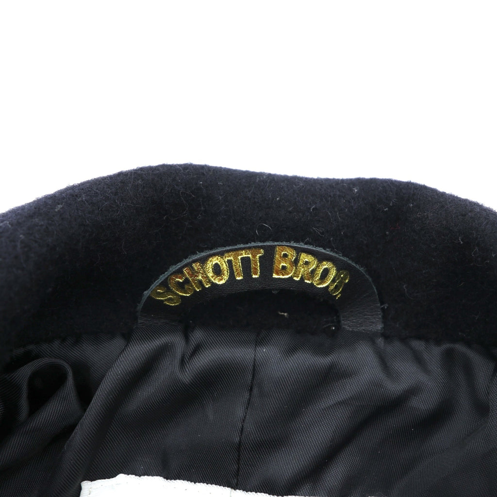 Schott USA製 10ボタン ピーコート M ネイビー ウール U.S.740N STYLE No. 7118