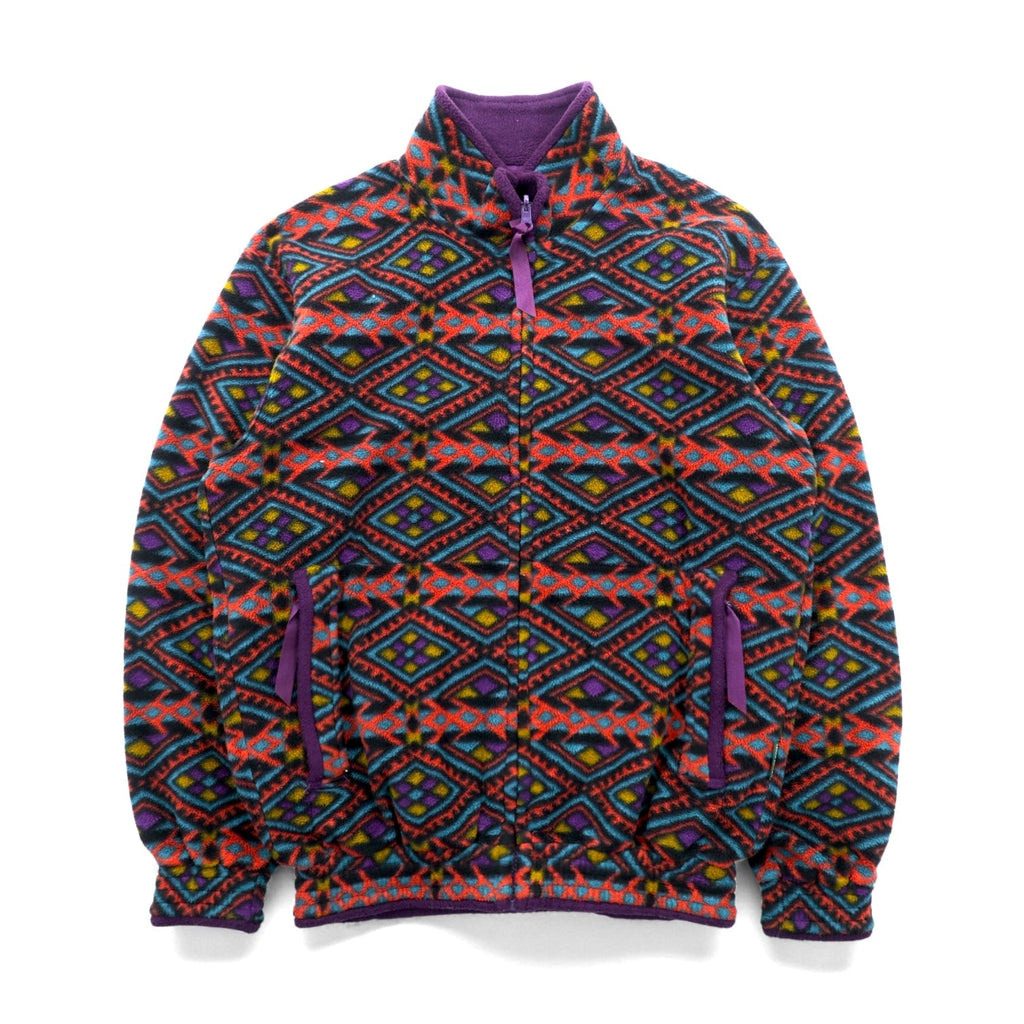 TARAS BOULBA 90年代 ポーラテック POLARTEC 総柄 フリースジャケット L マルチカラー 日本製