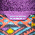 TARAS BOULBA 90年代 ポーラテック POLARTEC 総柄 フリースジャケット L マルチカラー 日本製