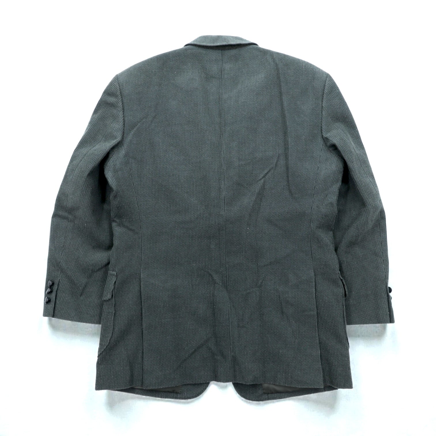 DAKS 80年代 日本製 ウール コーデュロイ 2B テーラードジャケット ブレザー M カーキ ウール