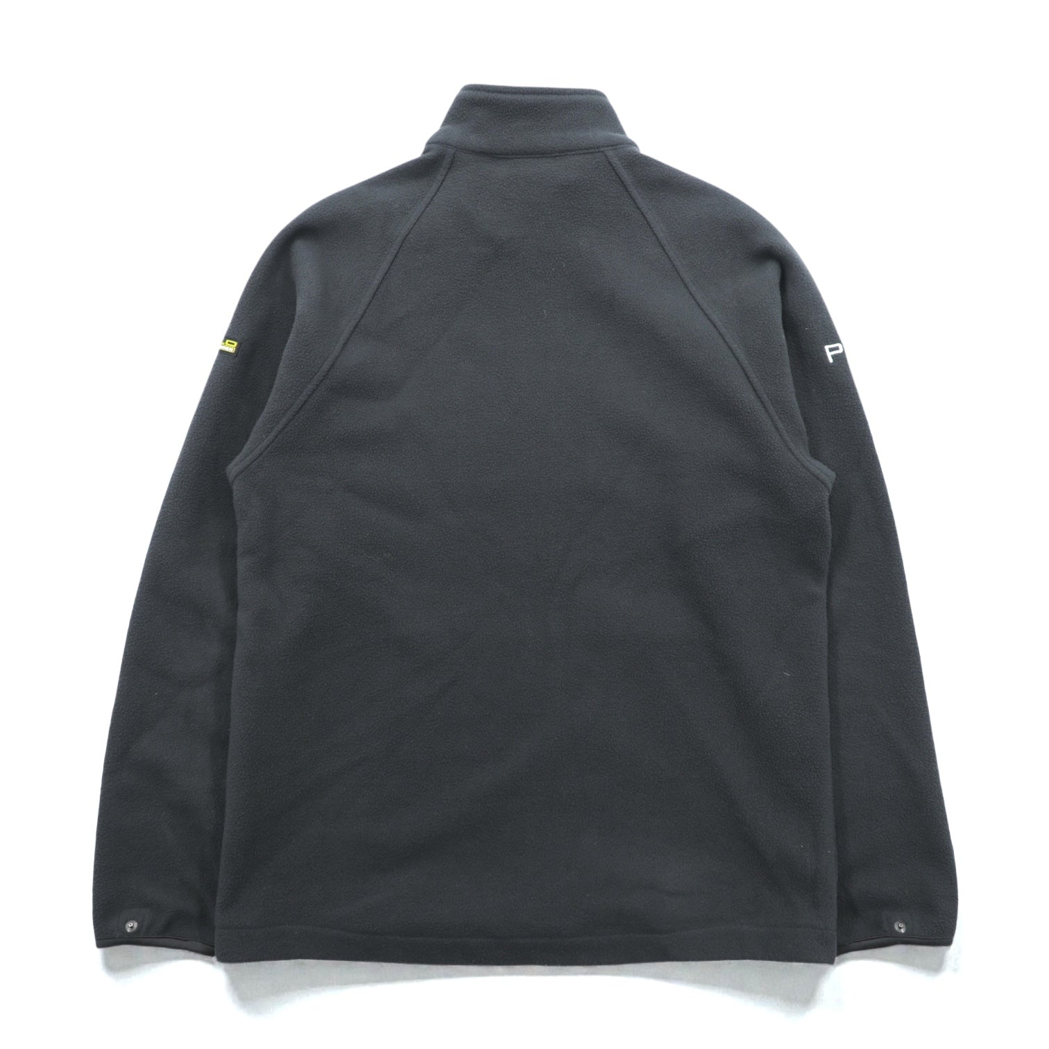 Polo Ralph Lauren 90年代 フルジップ フリースジャケット M グレー スタンドカラー カンガルーポケット