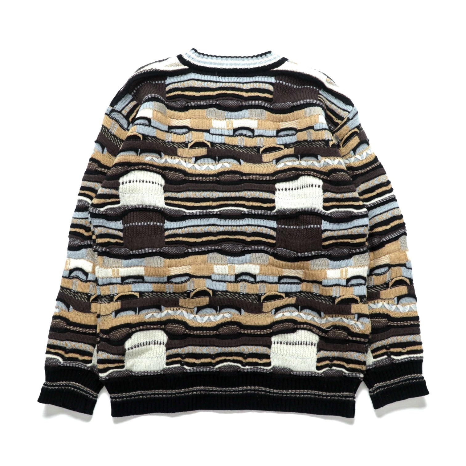MUGGER 90年代 ヴィンテージ 3D ニット セーター M マルチカラー