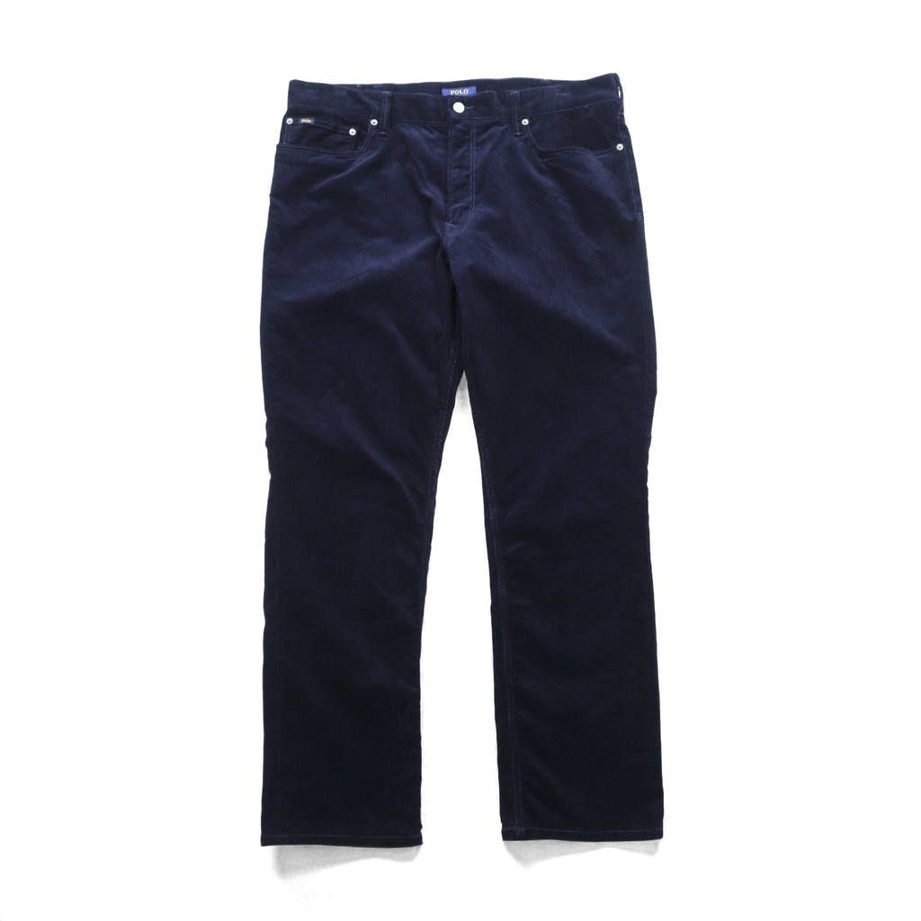 Polo Ralph Lauren コーデュロイ チノパンツ スラックス L ネイビー TALONジップ レザーパッチ