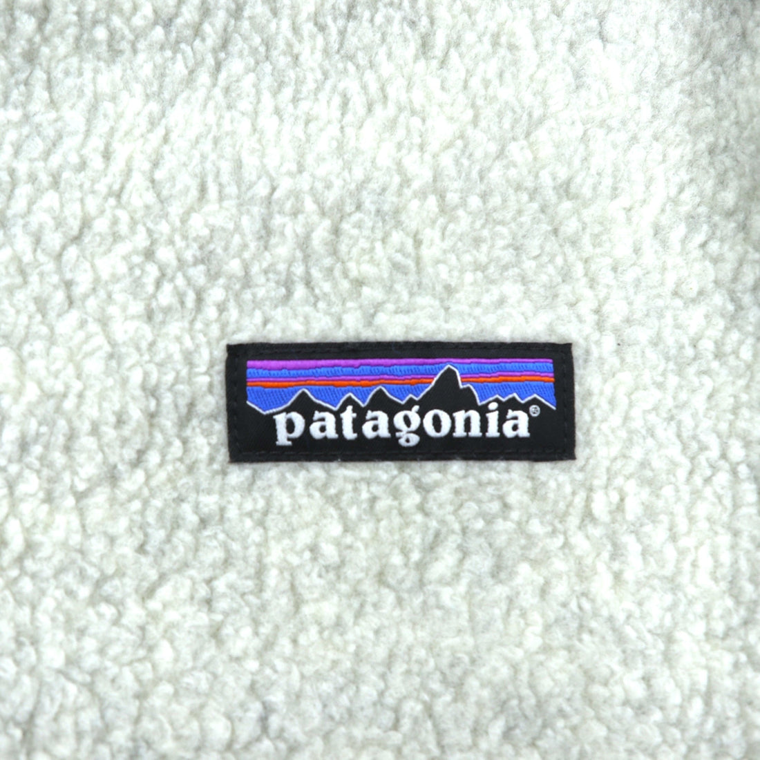 Patagonia Sheer Ring Full Zip Boa Fleece Jacket, Medium, Oatmeal Polyester, 26125