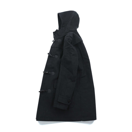 BARNEYS NEW YORK ダッフルコート XL グレー ウール トグルボタン フード付き