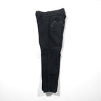 EVISU 日本製 ブラック デニムパンツ ジーンズ M テーパード 5020 カモメペイント