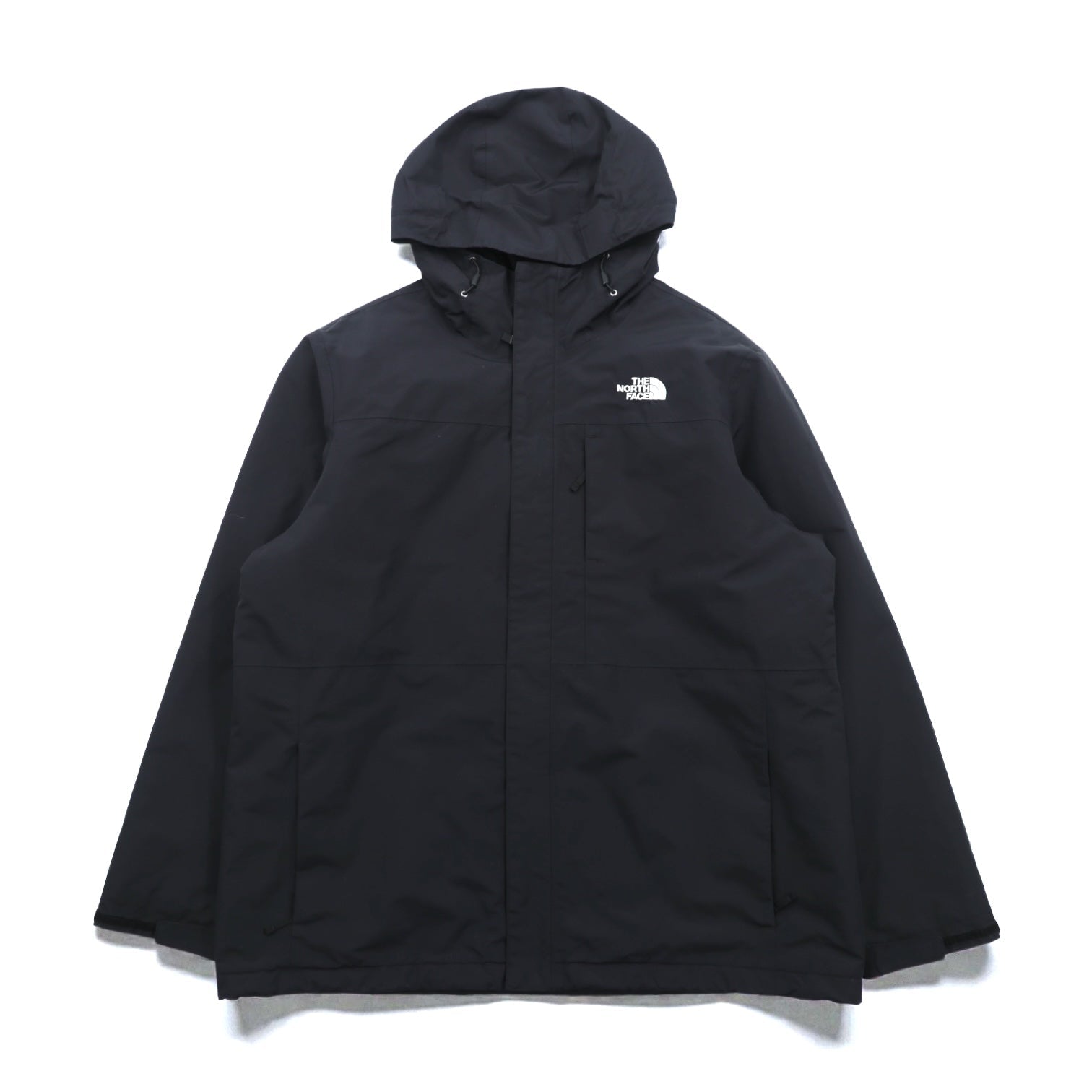 THE NORTH FACE アウトドア マウンテンパーカー XL ブラック ナイロン 防水 DRYVENT ジップインジップ搭載 ドローコード GALLIO TRICLIMATE JACKET NF0A3VL7