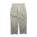 Polo Ralph Lauren ポロチノ 2タック ワイド テーパード チノパンツ スラックス L ベージュ プリーツ CLASSIC FIT PLEATED