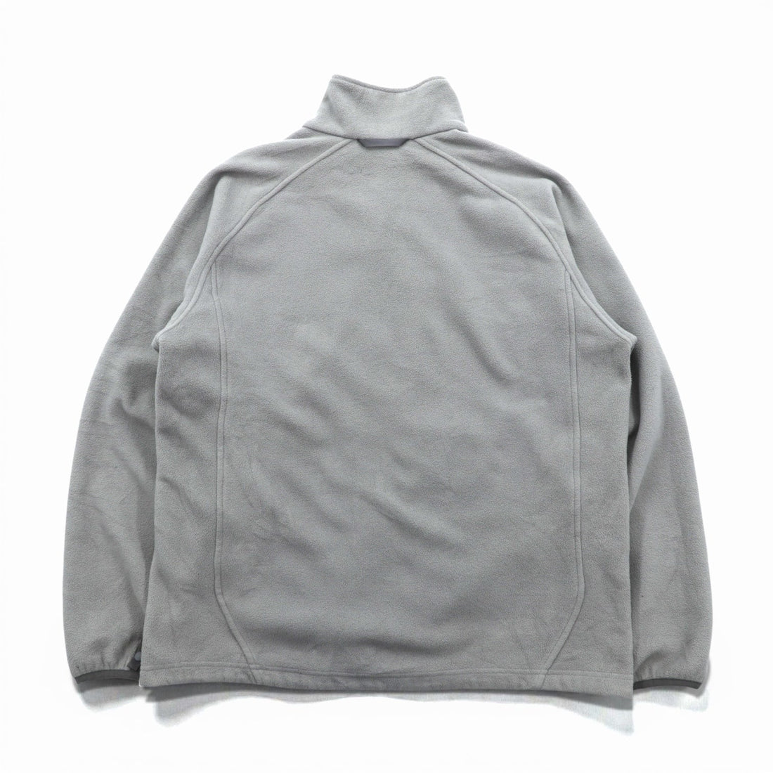 THE NORTH FACE Full Zip Fleece Jacket M Gray Stand Collar AXM6
