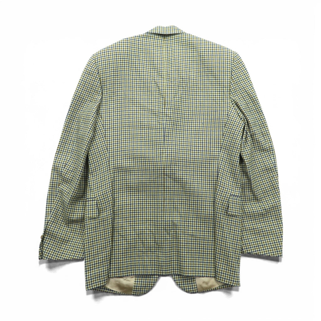 SEVENTY イタリア製 ツイード 3B テーラードジャケット ブレザー M ベージュ ウール グレンチェック