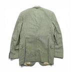 SEVENTY イタリア製 ツイード 3B テーラードジャケット ブレザー M ベージュ ウール グレンチェック