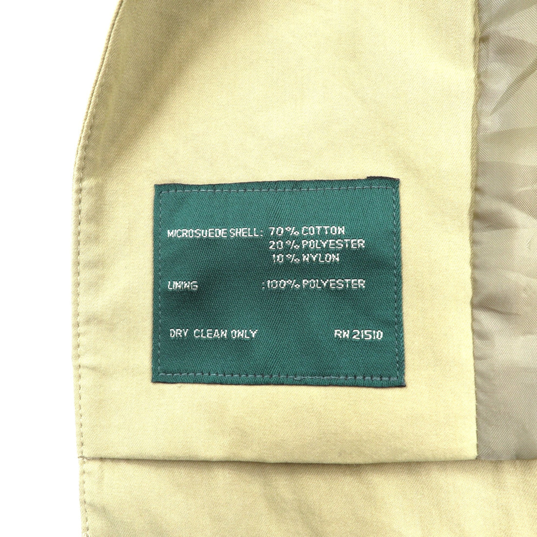 LAUREN RALPH LAUREN 90年代 ピーチスキン バルマカーンコート ステンカラーコート L ベージュ 比翼 コットン