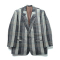 carmina uomo 90年代 ヴィンテージ ツイード 2B テーラードジャケット ブレザー L グレー ウール チェック