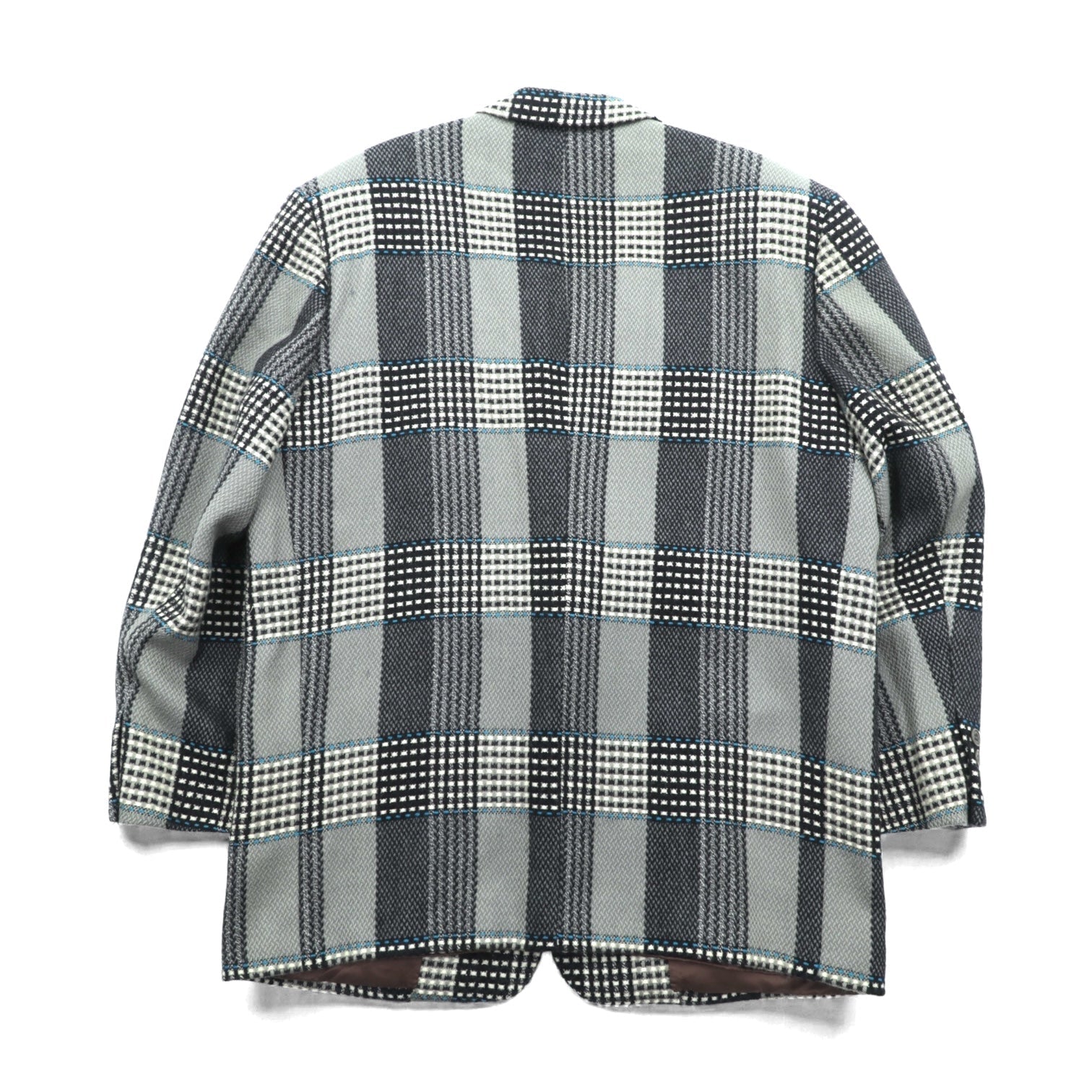 carmina uomo 90年代 ヴィンテージ ツイード 2B テーラードジャケット ブレザー L グレー ウール チェック