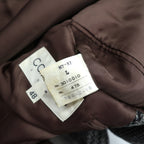 carmina uomo 90年代 ヴィンテージ ツイード 2B テーラードジャケット ブレザー L グレー ウール チェック