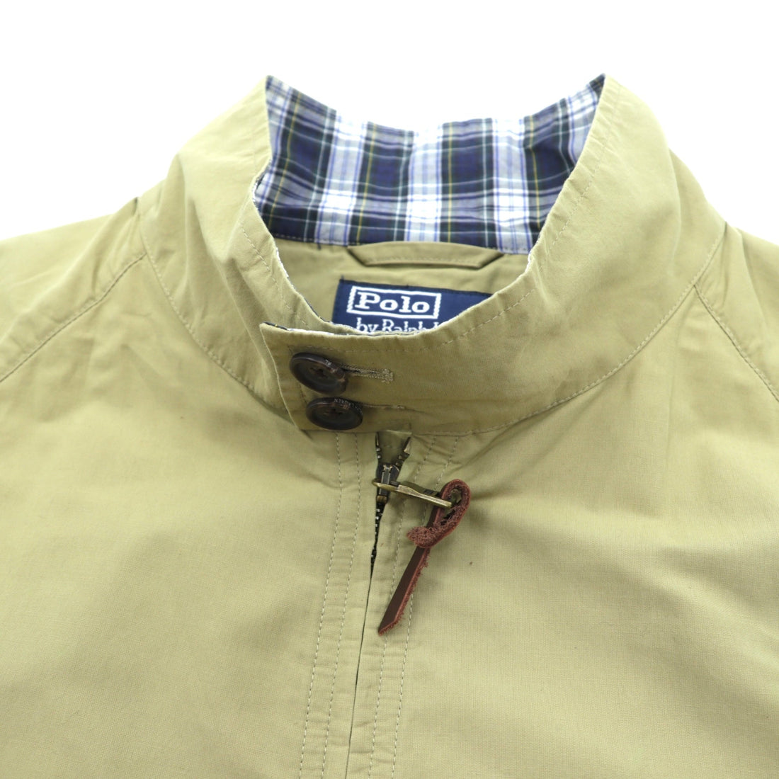 Polo Ralph Lauren 90年代 ハーフコート ハンティングジャケット L ベージュ ダブルジップ
