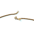 CELINE ヴィンテージ トリオンフ ロゴメダル コイン ネックレス ゴールド ロープチェーン