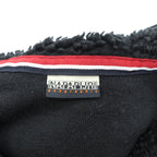 NAPAPIJRI ハーフジップ アノラックパーカー シェルパ フリースジャケット M ブラック ドローコード Teide Fleece Hoodie N0Y13M
