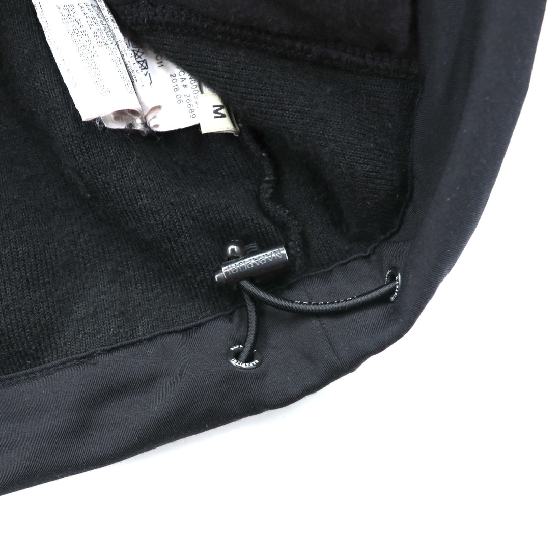 NAPAPIJRI Half Zip Anorak Hoodie Sherpa Fleece Jacket M Black Drawcord Teide N0Y13M